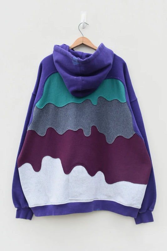 MEZOTER “Drip Layer” Multicolor Hoodie – Unisex Oversized Streetwear Pullover