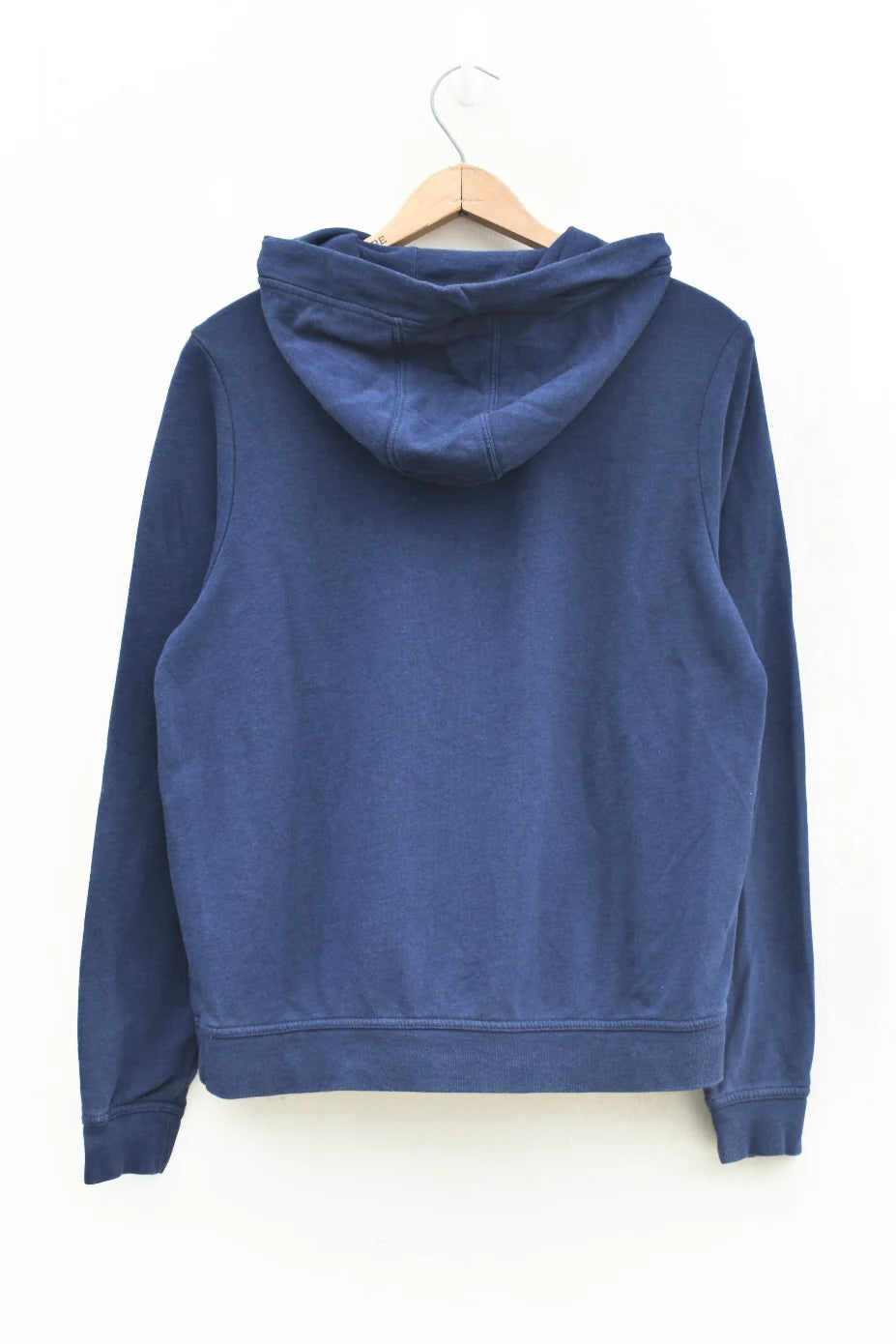 MEZOTER “Color Heart Pop” Hoodie – Navy Blue Nike Hoodie with Multicolor Heart Patches