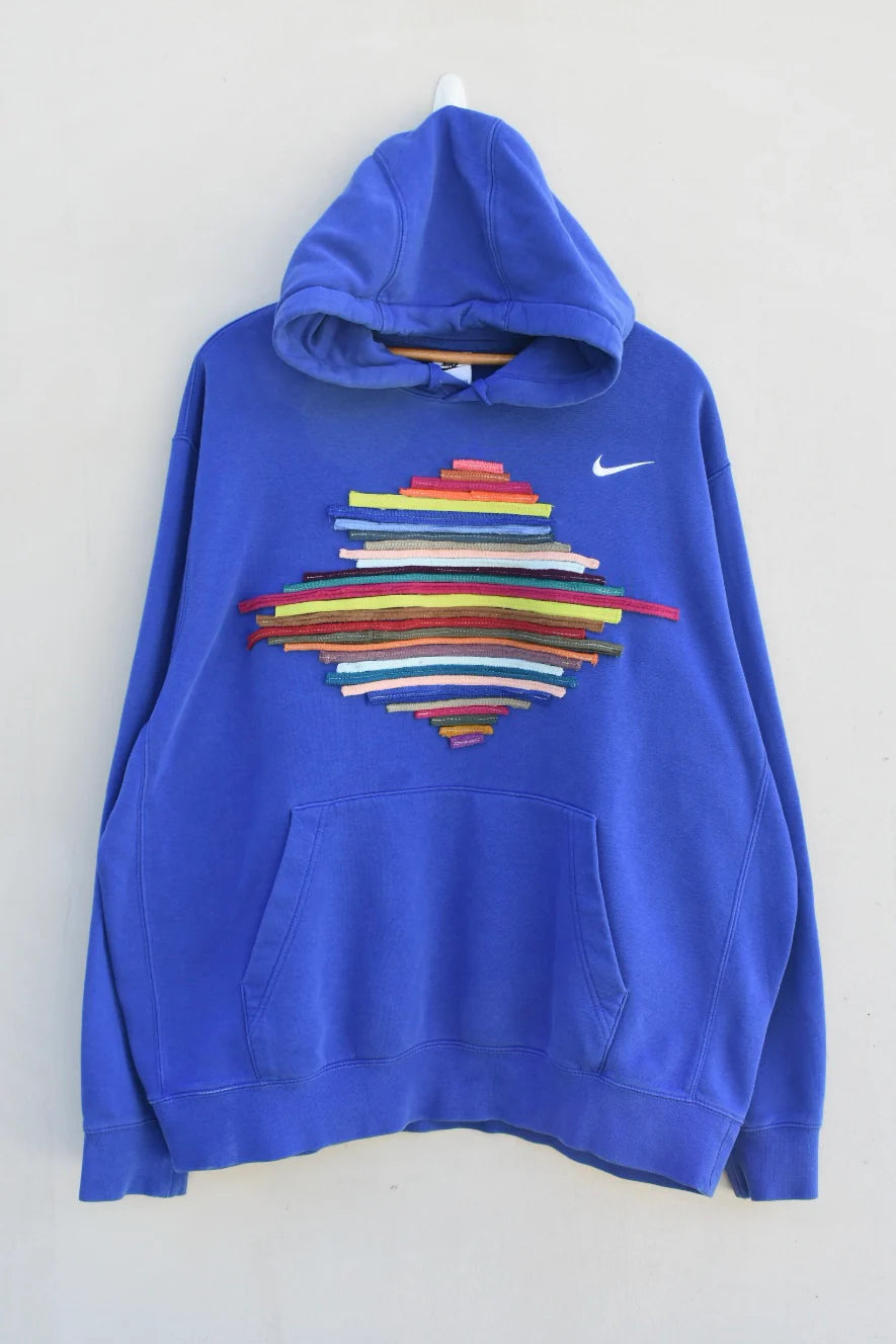 MEZOTER “Neon Pulse” Black Hoodie – Unisex Oversized Streetwear Pullover
