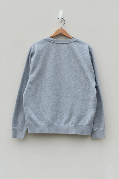 🌈MEZOTER “Spectrum Core” Sweatshirt – Unisex Minimal Grey Pullover with 3D Rainbow Design