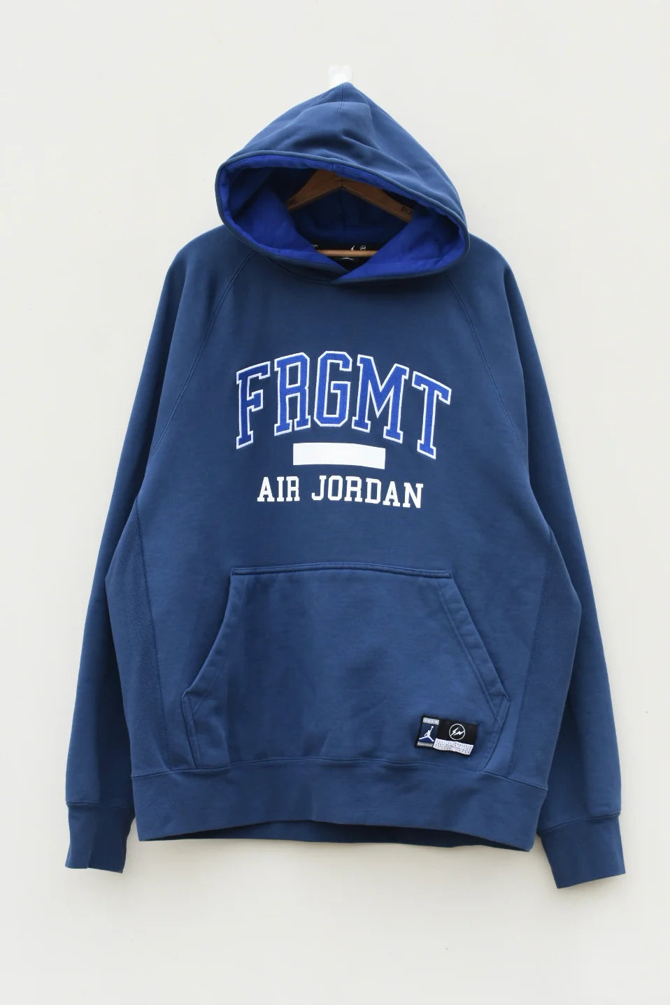 🏀MEZOTER “Sky Dunk” Oversized Hoodie – Bold Navy Blue Streetwear Pullover🏀