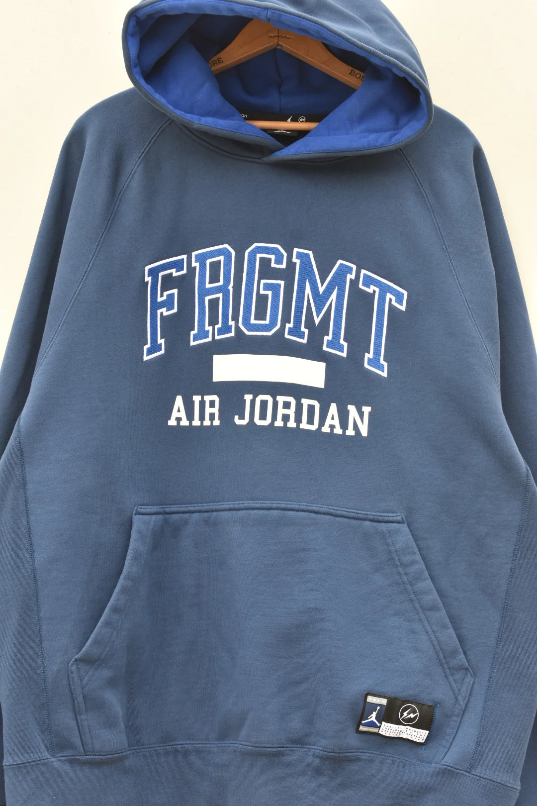 🏀MEZOTER “Sky Dunk” Oversized Hoodie – Bold Navy Blue Streetwear Pullover🏀